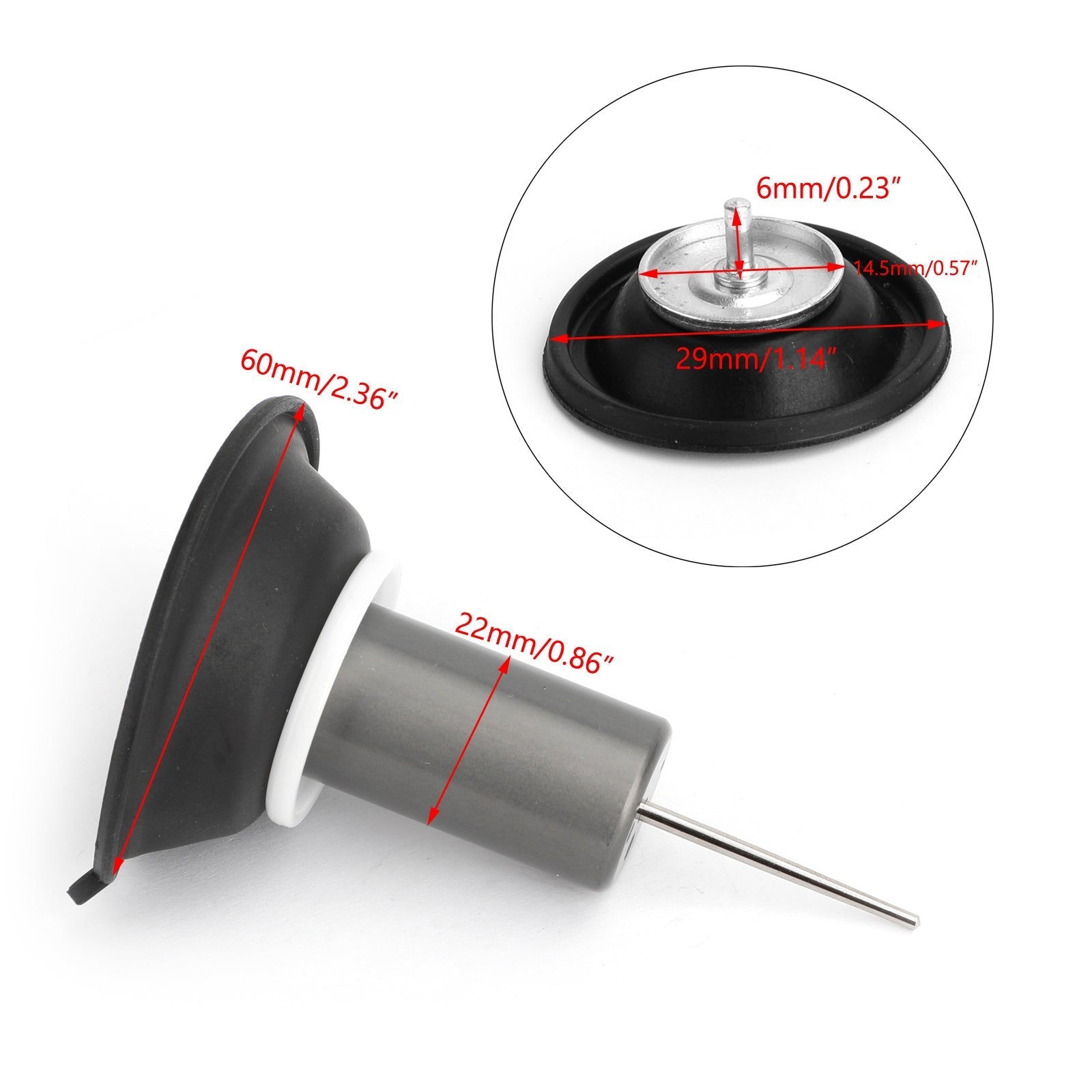 GY6 125CC ATV Go Kart Scooter 22 MM Plunger Carburateur Reparatie Rebuild Kit