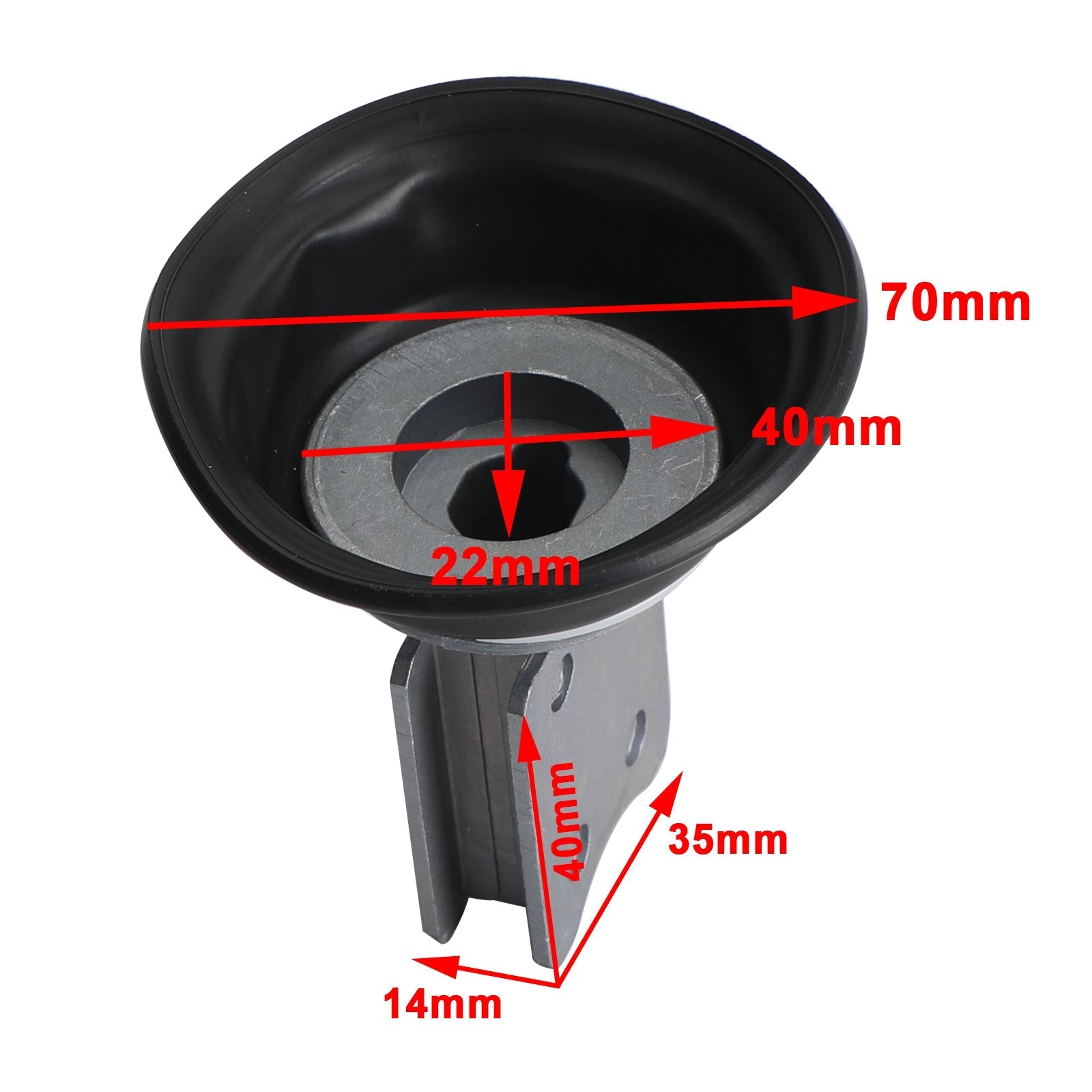 1x Membrane de carburateur à diaphragme pour Yamaha XV 750 XV 1100 Virago Gussrad Generic