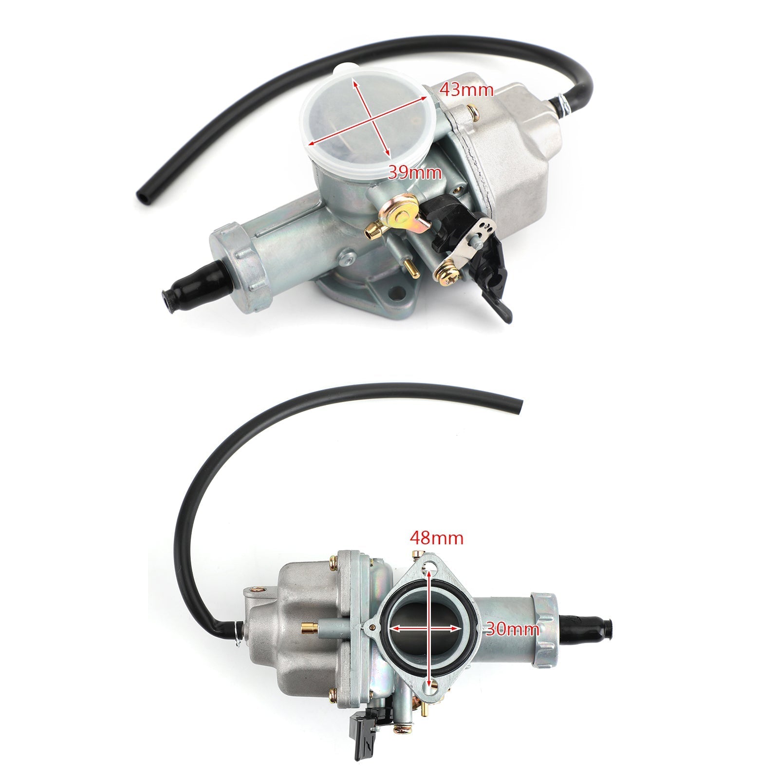 Carburatore PZ 30MM per Honda CRF XR 200 250 125cc 150cc Cavo Avviamento Dirt Bike Generico