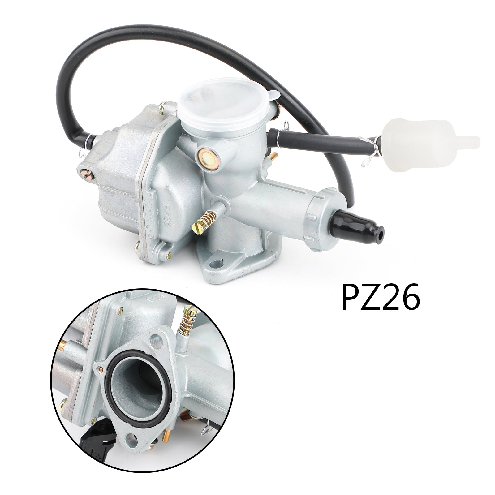 Nuovo carburatore PZ26 Carb per 125cc-300cc 150cc ATV Dirt Bike Go Kart Aspirazione generica da 26 mm