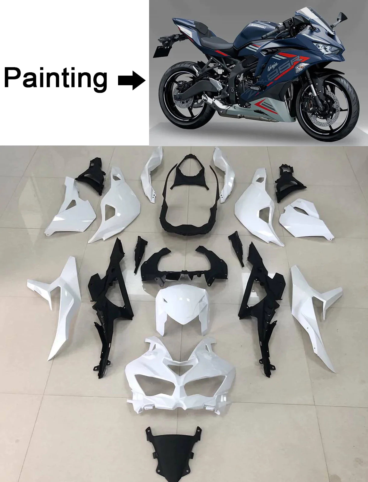 Amotopart Kawasaki Ninja ZX-25R kuipset 2020-2021