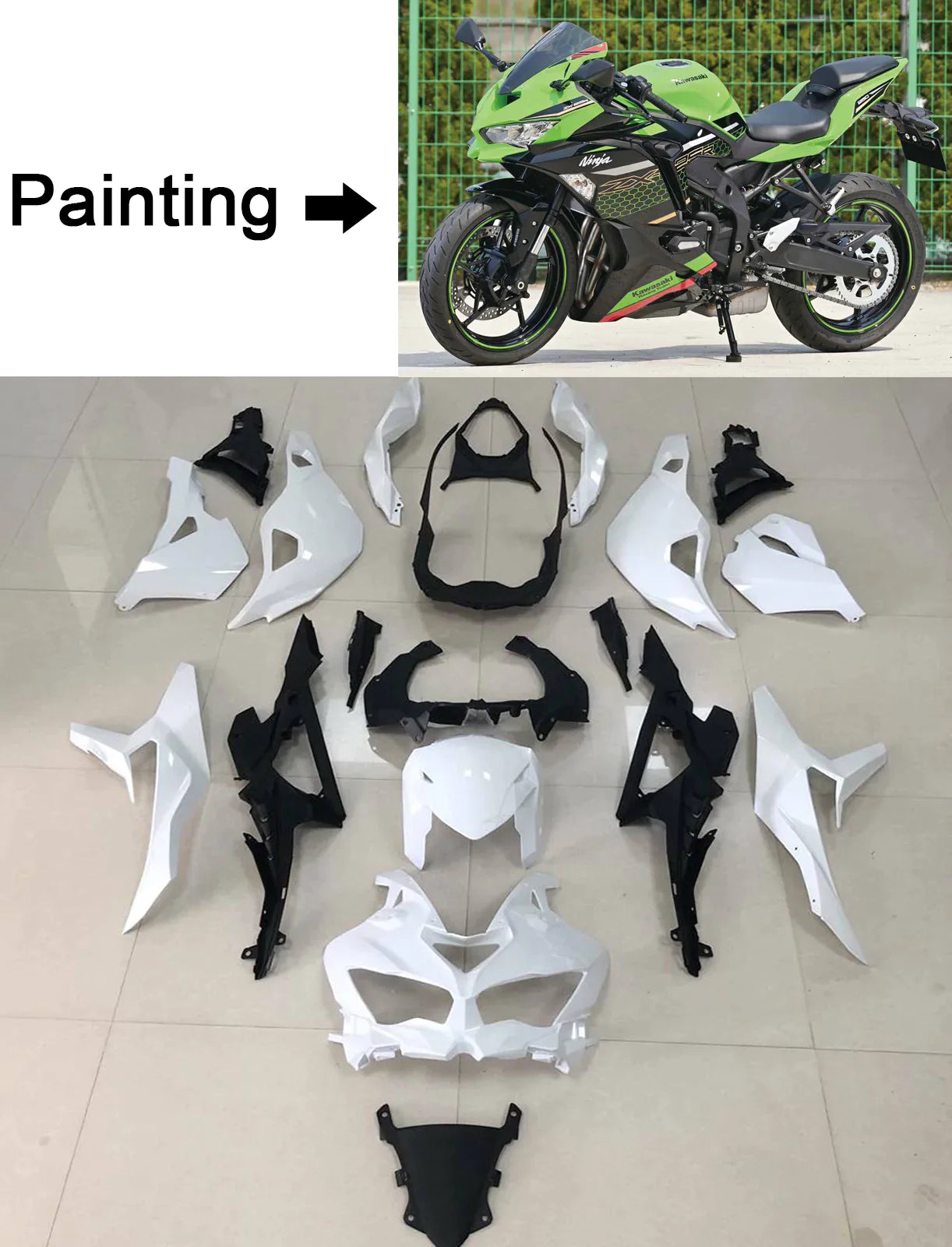 Amotopart Kawasaki Ninja ZX-25R kuipset 2020-2021