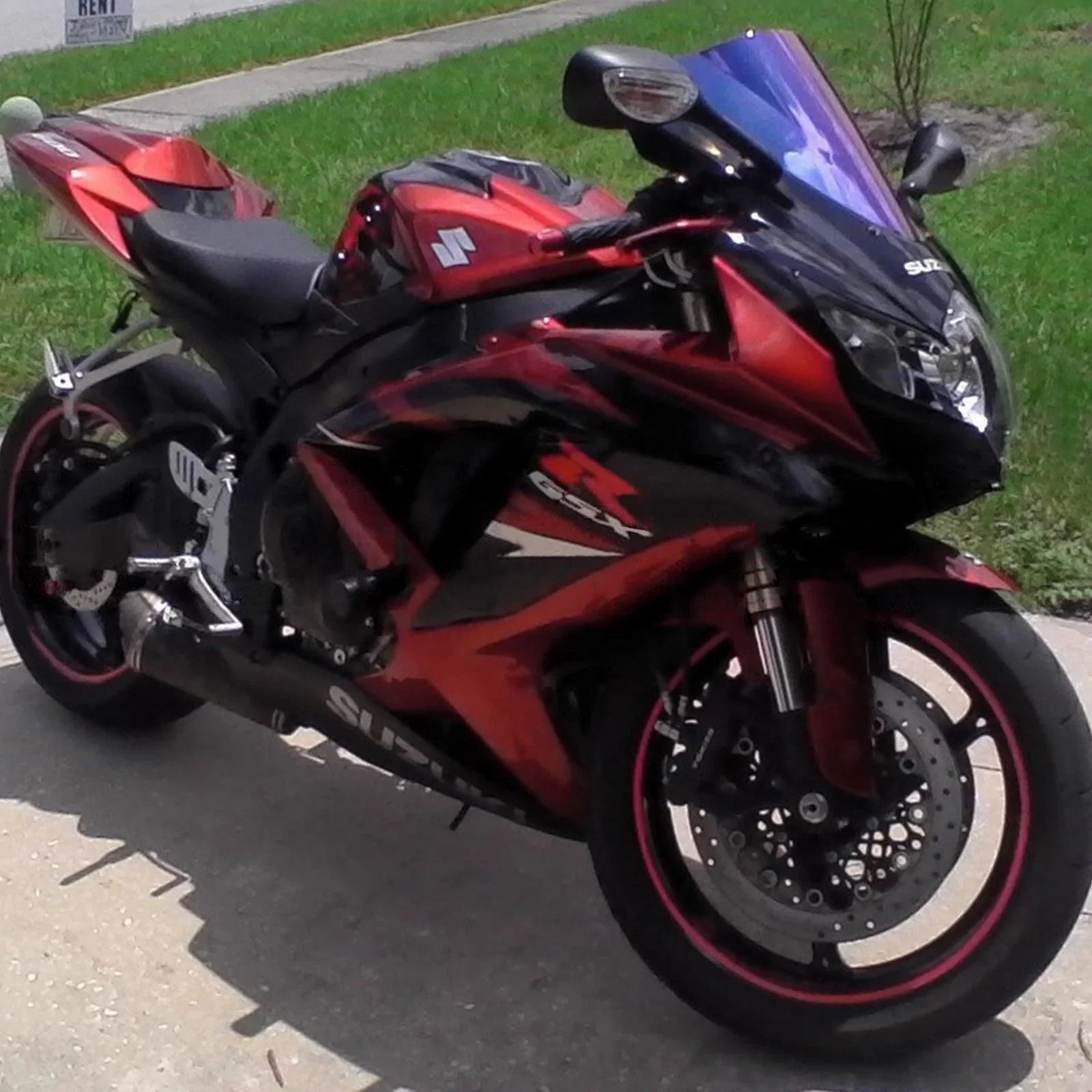 Amotopart Suzuki GSXR 600/750 2008-2010 ABS kunststof carrosseriekuipset K8