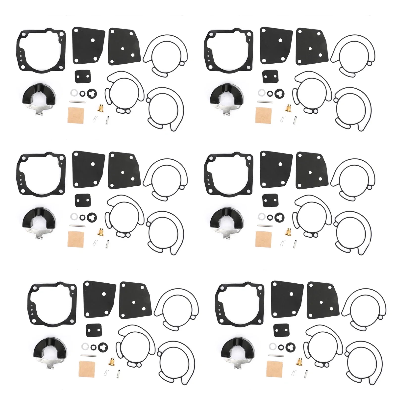 JOHNSON EVINRUDE V4 V6 90 115 125 150 175 HP 18-7247 KIT DE CARBURATEUR Générique