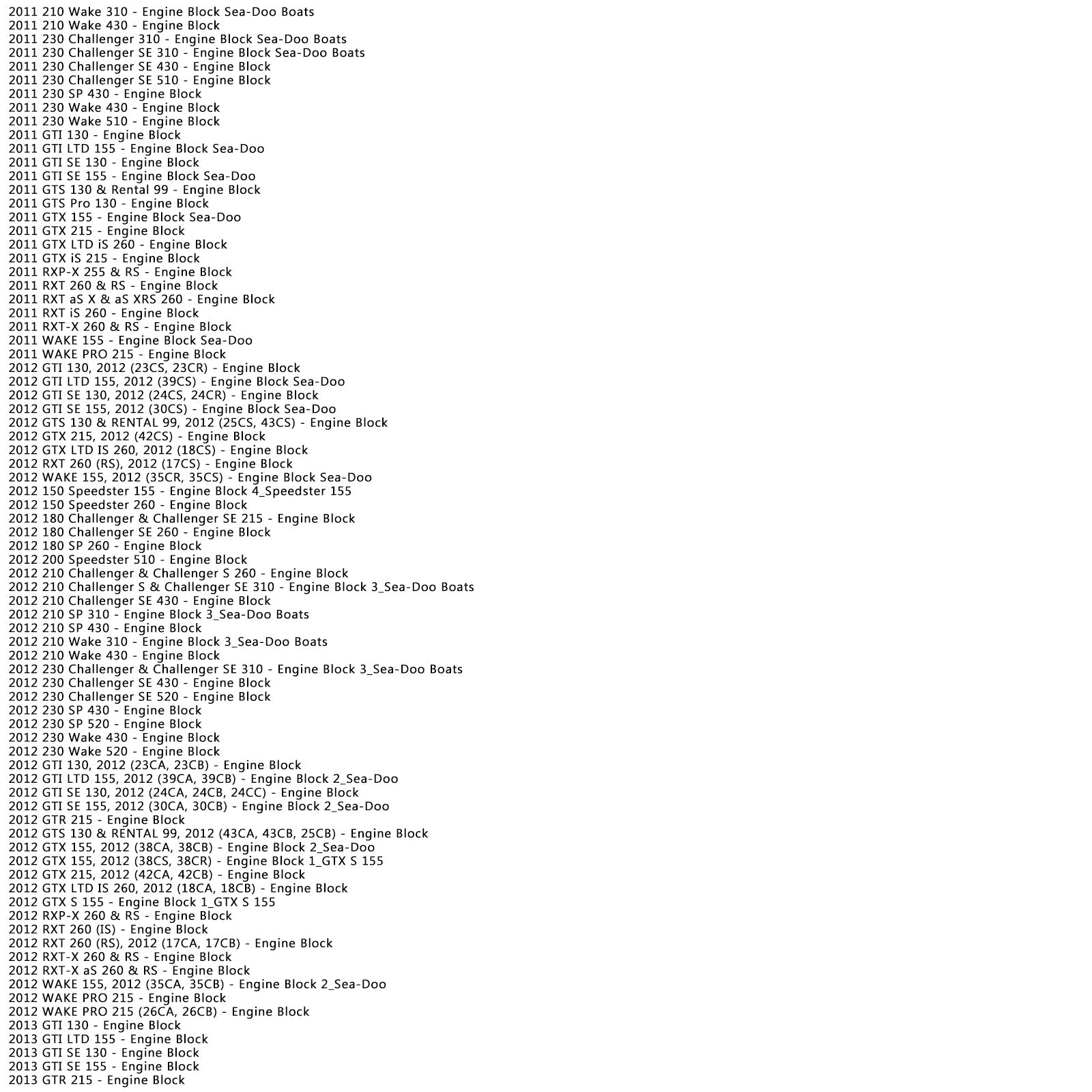 Sensore pressione olio per Sea Doo 4-TEC RXT-X GTX GTR GTI RXP RXT 420856533 generico