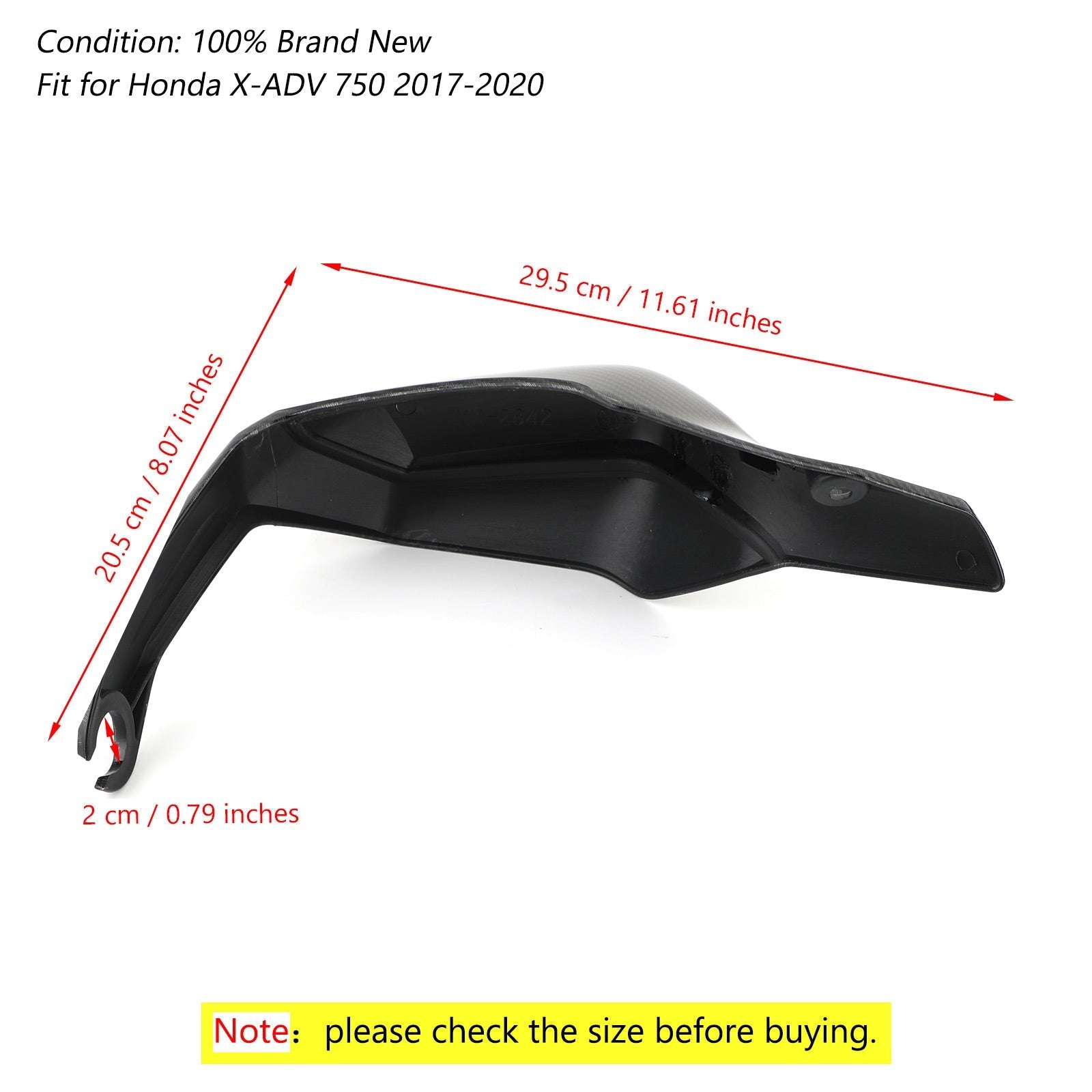 Protettore del manubrio motociclistico per Honda X-ADV 750 2017-2020 Generico