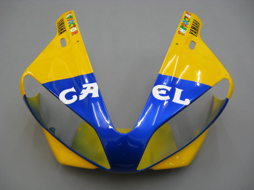Carénages Amotopart 2000-2001 Yamaha YZF-R1 Jaune Bleu No.46 Camel Generic