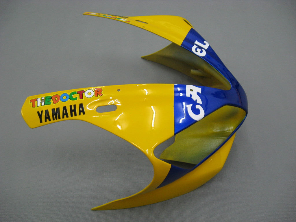 Carénages Amotopart 2000-2001 Yamaha YZF-R1 Jaune Bleu No.46 Camel Generic