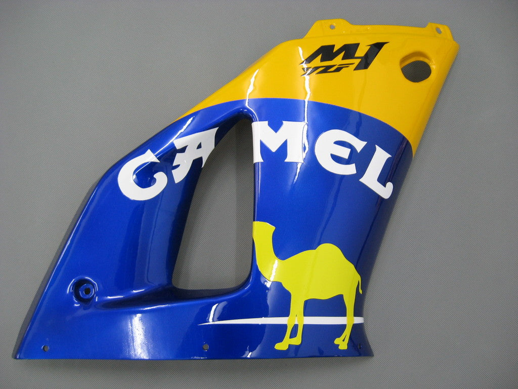 Carénages Amotopart 2000-2001 Yamaha YZF-R1 Jaune Bleu No.46 Camel Generic