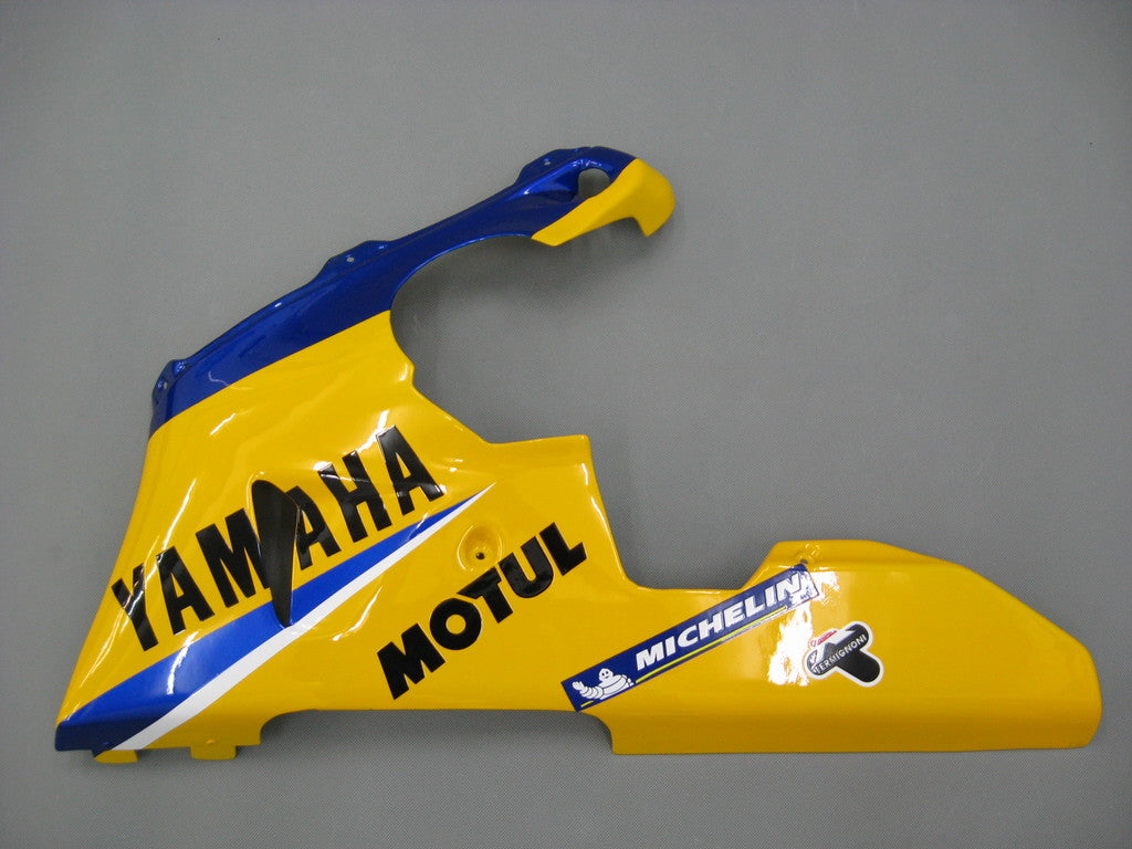Carénages Amotopart 2000-2001 Yamaha YZF-R1 Jaune Bleu No.46 Camel Generic