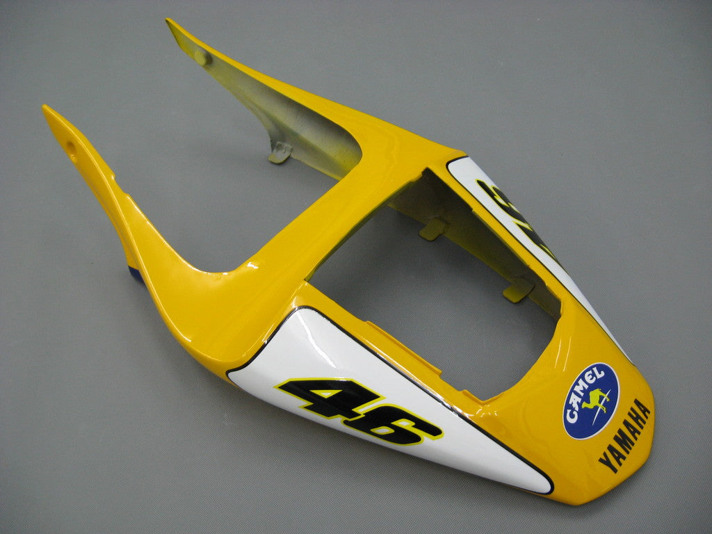 Carénages Amotopart 2000-2001 Yamaha YZF-R1 Jaune Bleu No.46 Camel Generic