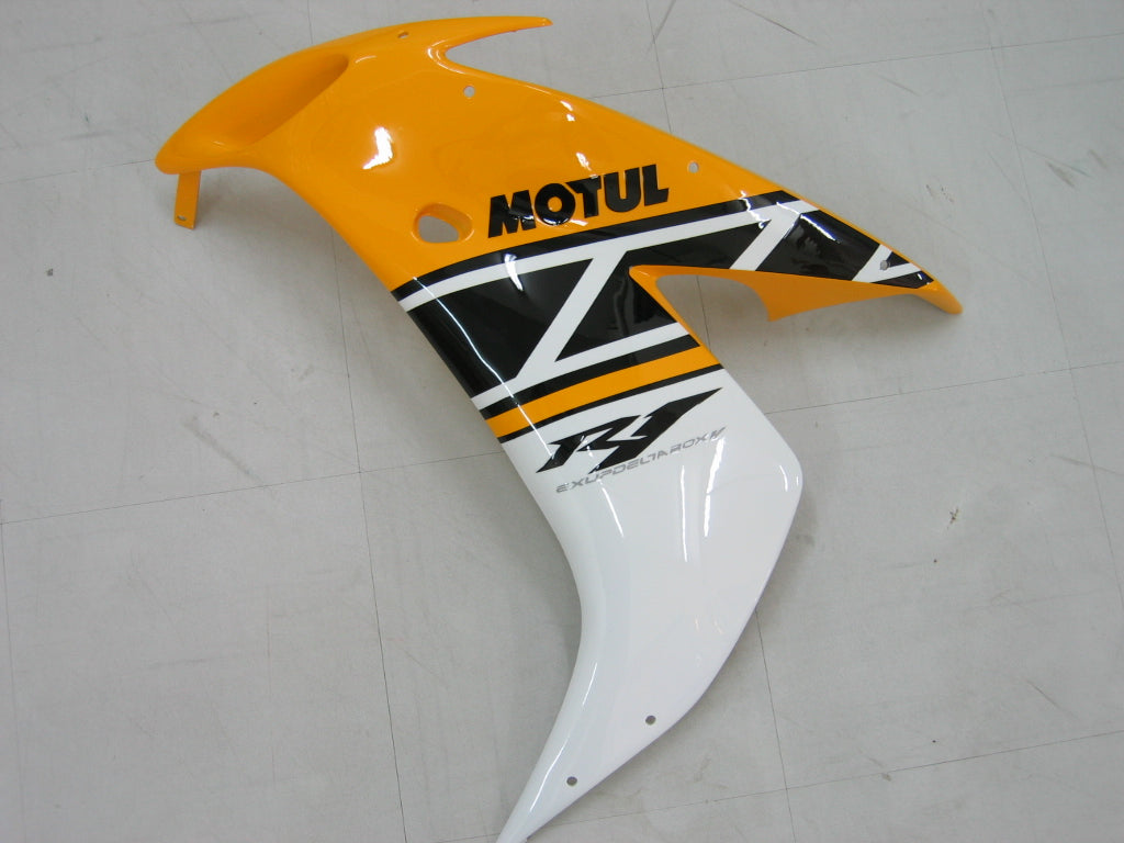 Carénages Amotopart 2004-2006 Yamaha YZF-R1 Jaune Noir Motul Generic