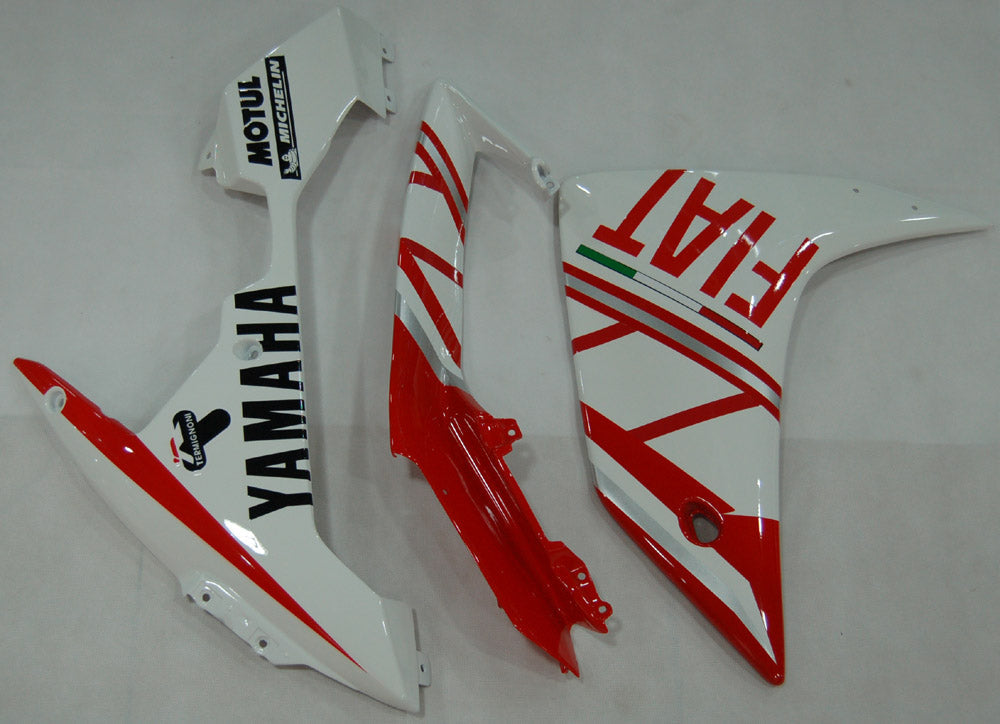 Amotopart stroomlijnkappen 2007-2008 Yamaha YZF-R1 rood wit FIAT R1 generiek