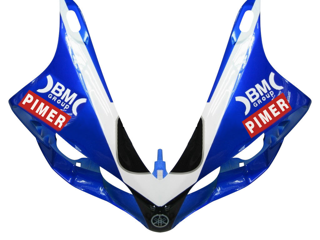 Amotopart stroomlijnkappen 2007-2008 Yamaha YZF-R1 Blauw Zwart BMC R1 Generiek