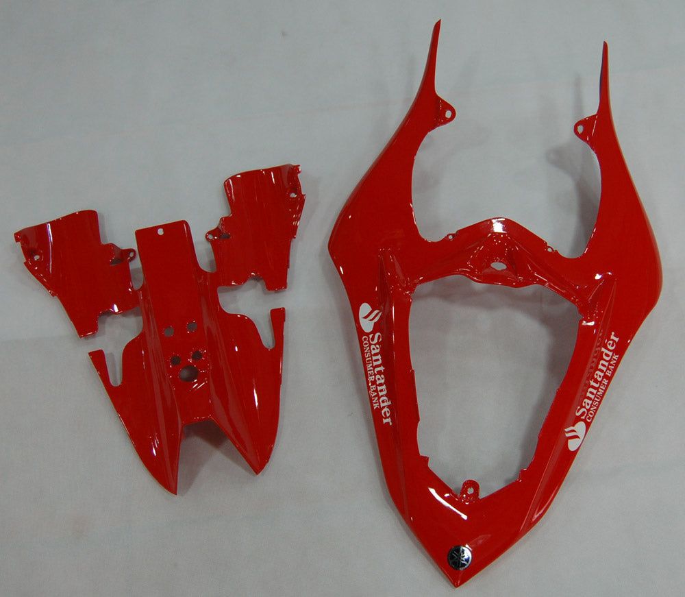 Amotopart stroomlijnkappen 2007-2008 Yamaha YZF-R1 Rood Zwart Santander Bank Generiek
