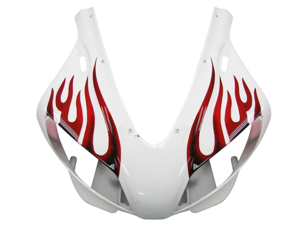 Carénages Amotopart 1998-1999 Yamaha YZF-R1 White & Red Flame R1 Generic