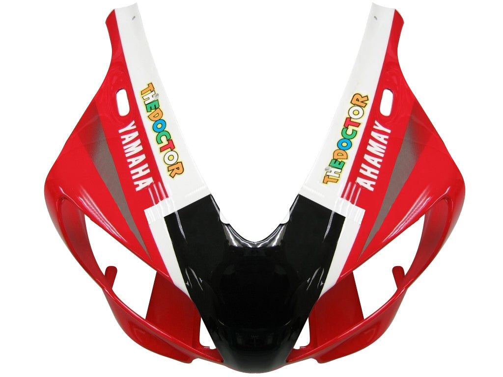 Carénages Amotopart 1998-1999 Yamaha YZF-R1 Rouge Blanc št. 46 Fiat R1 generic
