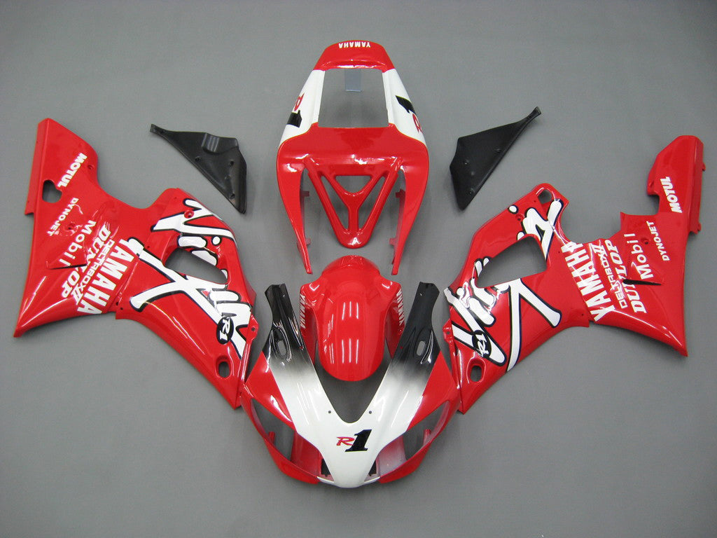 Amotopart stroomlijnkappen 1998-1999 Yamaha YZF-R1 Rood Wit Maagd R1 Generiek