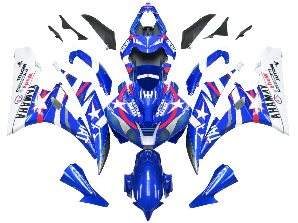 Amotopart stroomlijnkappen 2006-2007 Yamaha YZF-R6 Blue Star FIAT R6 Generiek