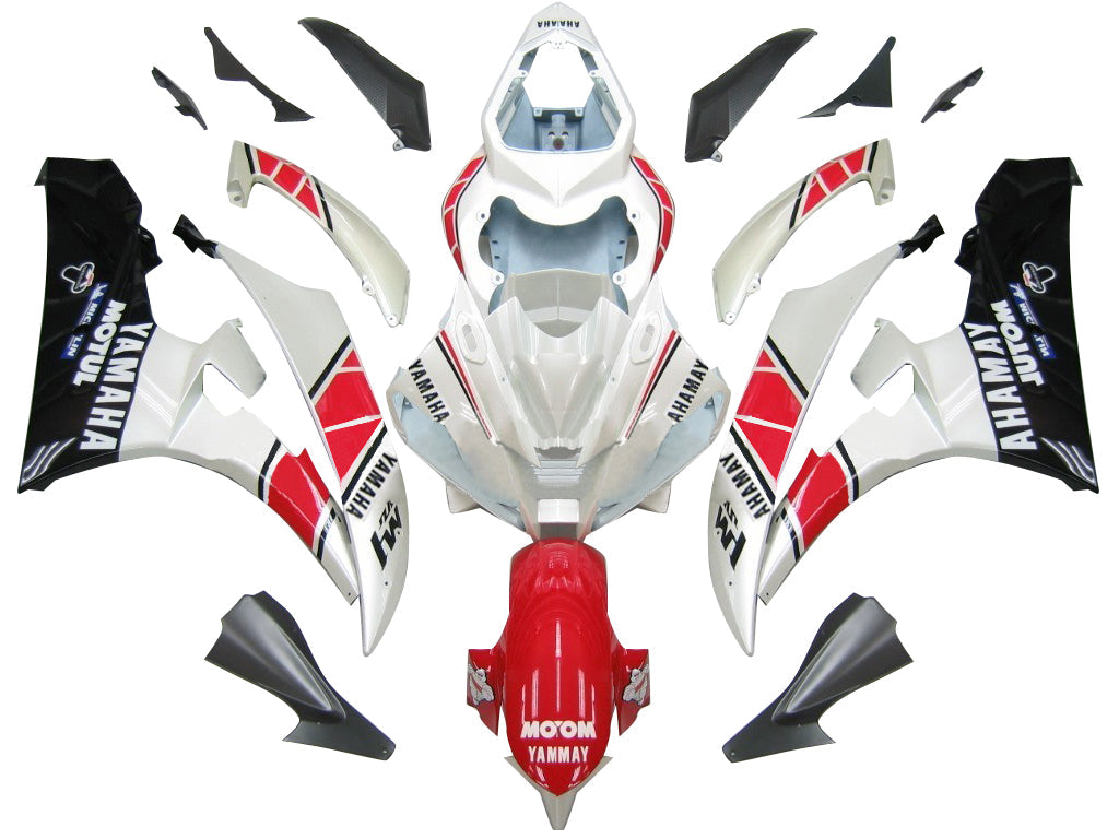 Carénages Amotopart 2006-2007 Yamaha YZF-R6 Blanc Rouge Noir R6 Generic