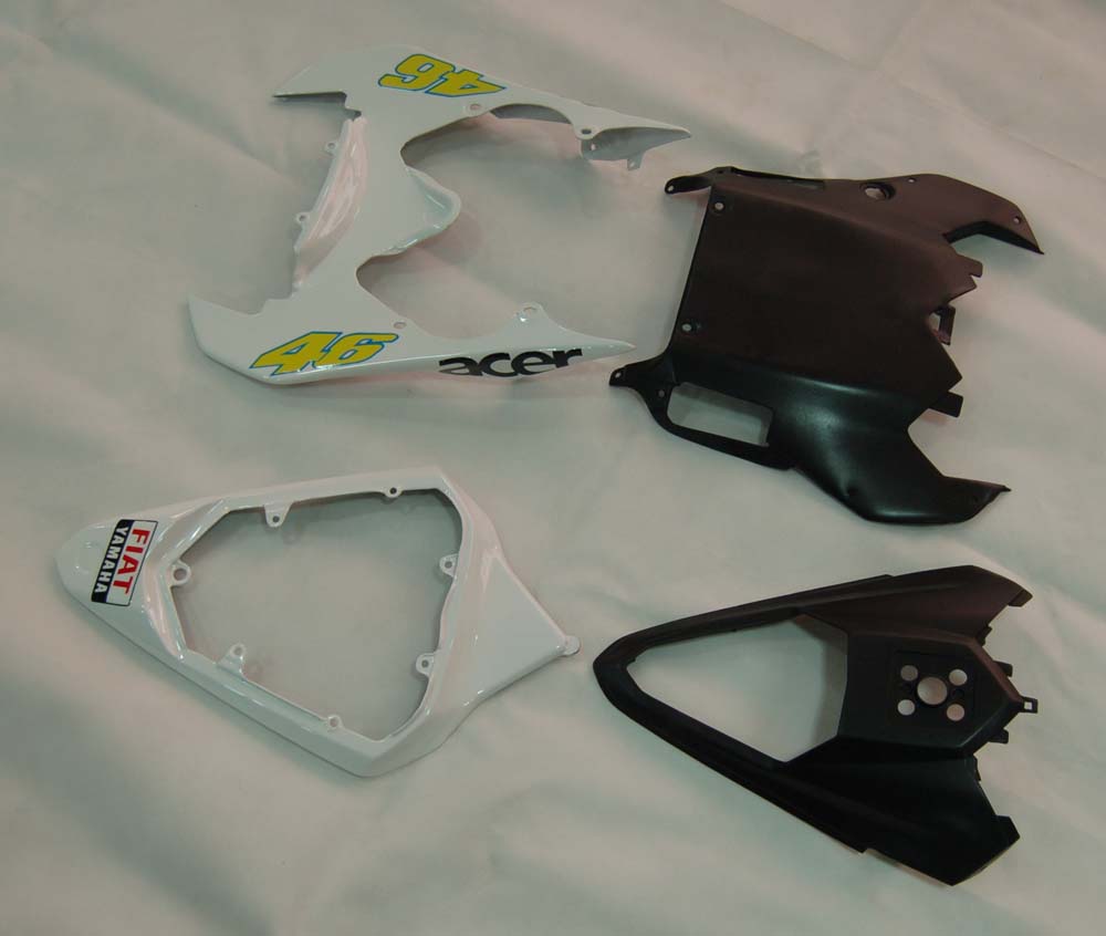 Ranges Amotopart 2008-2016 Yamaha YZF-R6 Bleu Bleu št.46 Fiat R6 generic