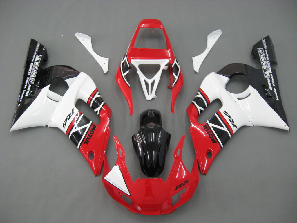 Ranges Amotopart 1998-2002 Yamaha YZF-R6 Rouge Blanc Noir R6 generic