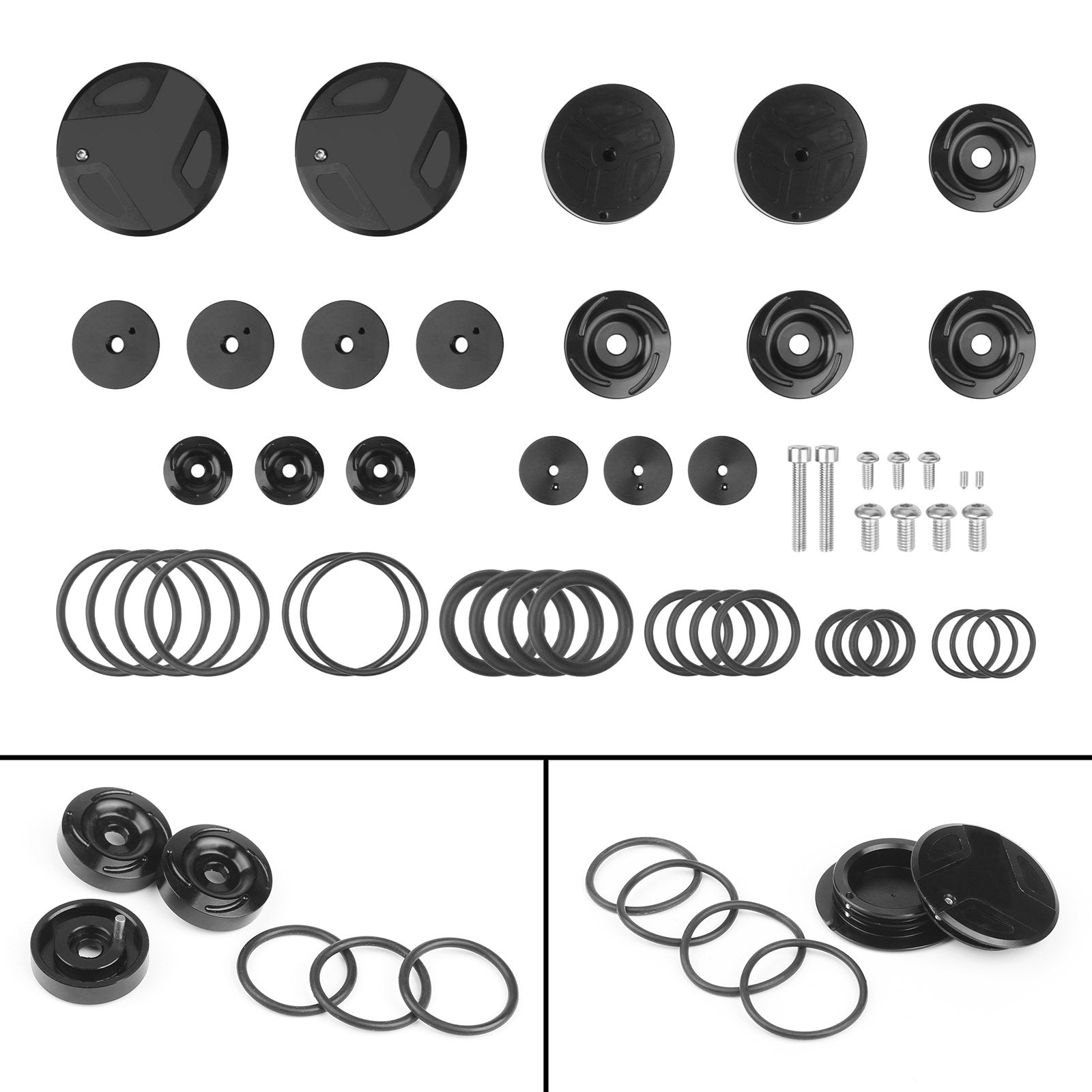 Wystrój wystroju Caps Coffee 1 Gra aluminiowa dla BMW R 1200 GS Adv LC 14-15 Generic