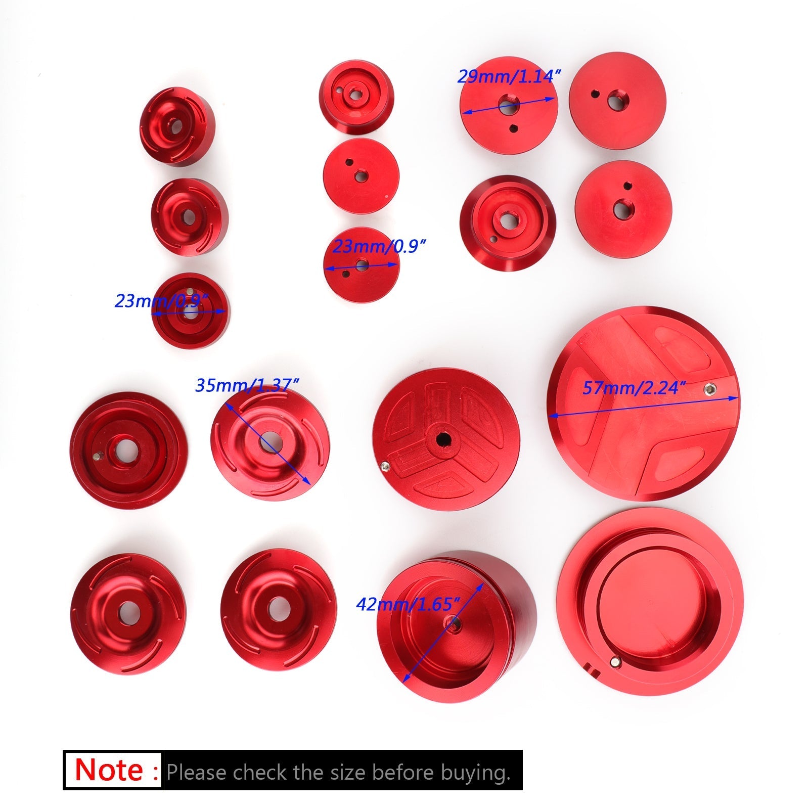 Wystrój wystroju Caps Coffee 1 Gra aluminiowa dla BMW R 1200 GS Adv LC 14-15 Generic