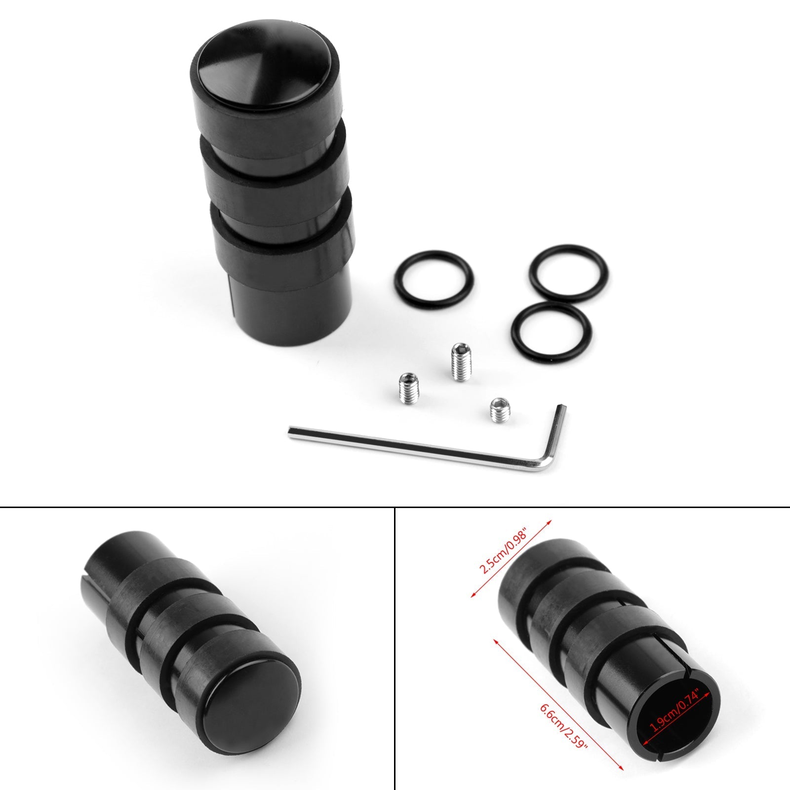 Almohadilla de extensión de clavija de cambio para talón/dedo del pie para BMW G310 GS/R R1200GS ADV genérico