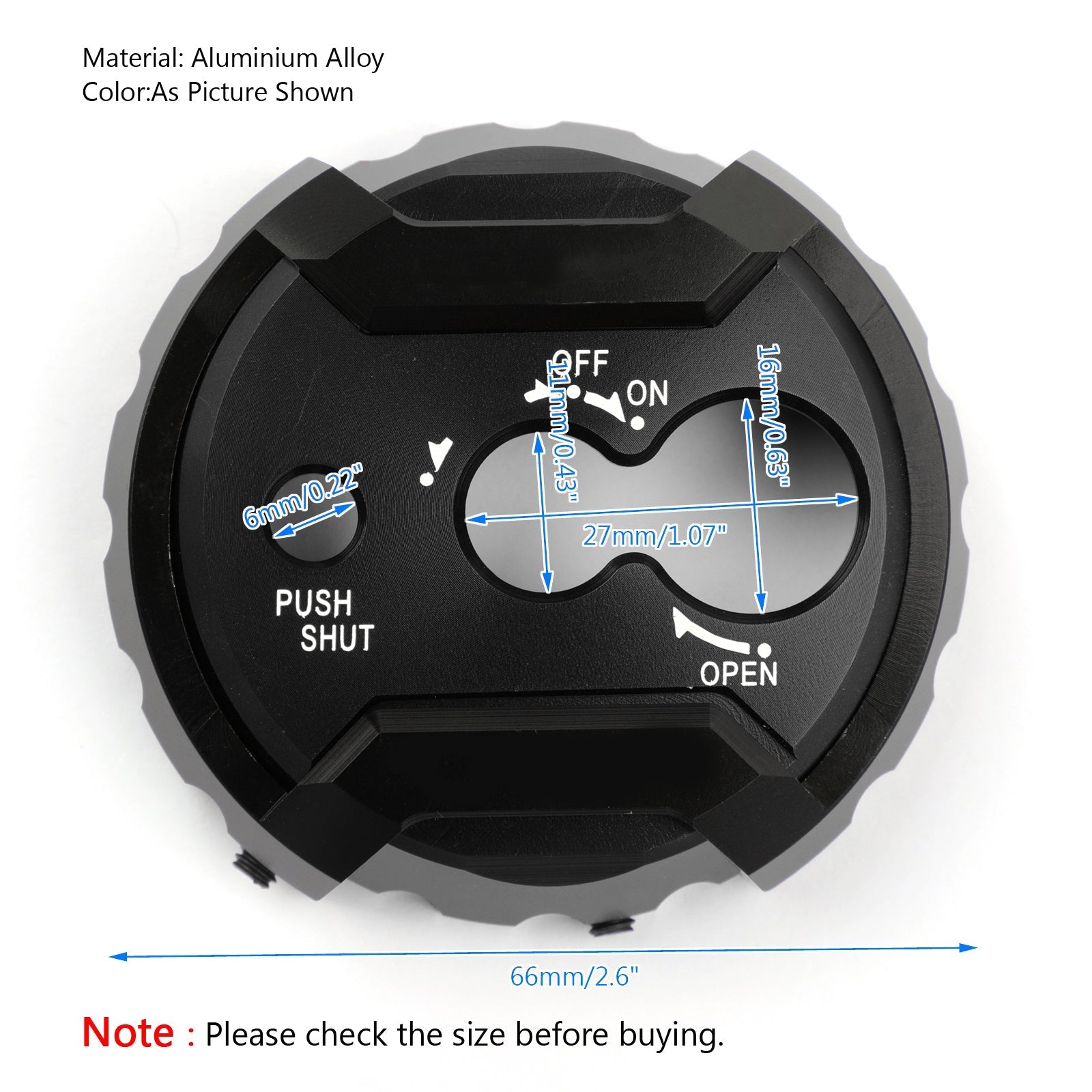 Compatibile con Yamaha Nmax 155 16-17 Switching Interruttore al tasto di accensione della moto generica