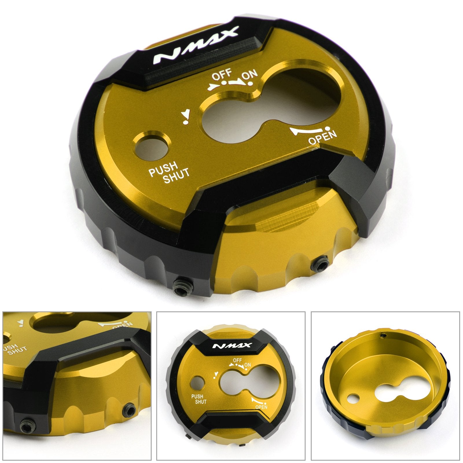 Compatibile con Yamaha Nmax 155 16-17 Switching Interruttore al tasto di accensione della moto generica