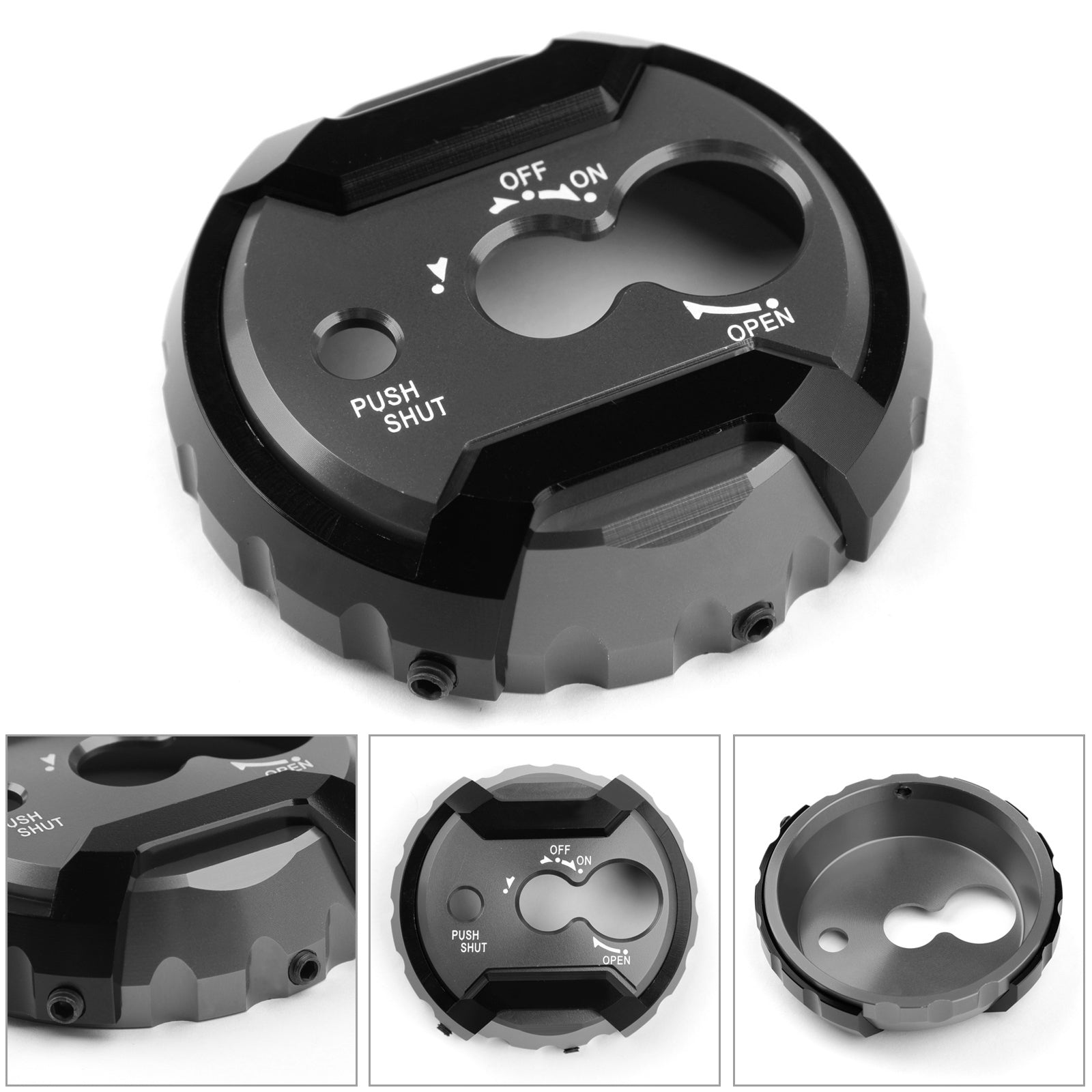 Compatibile con Yamaha Nmax 155 16-17 Switching Interruttore al tasto di accensione della moto generica