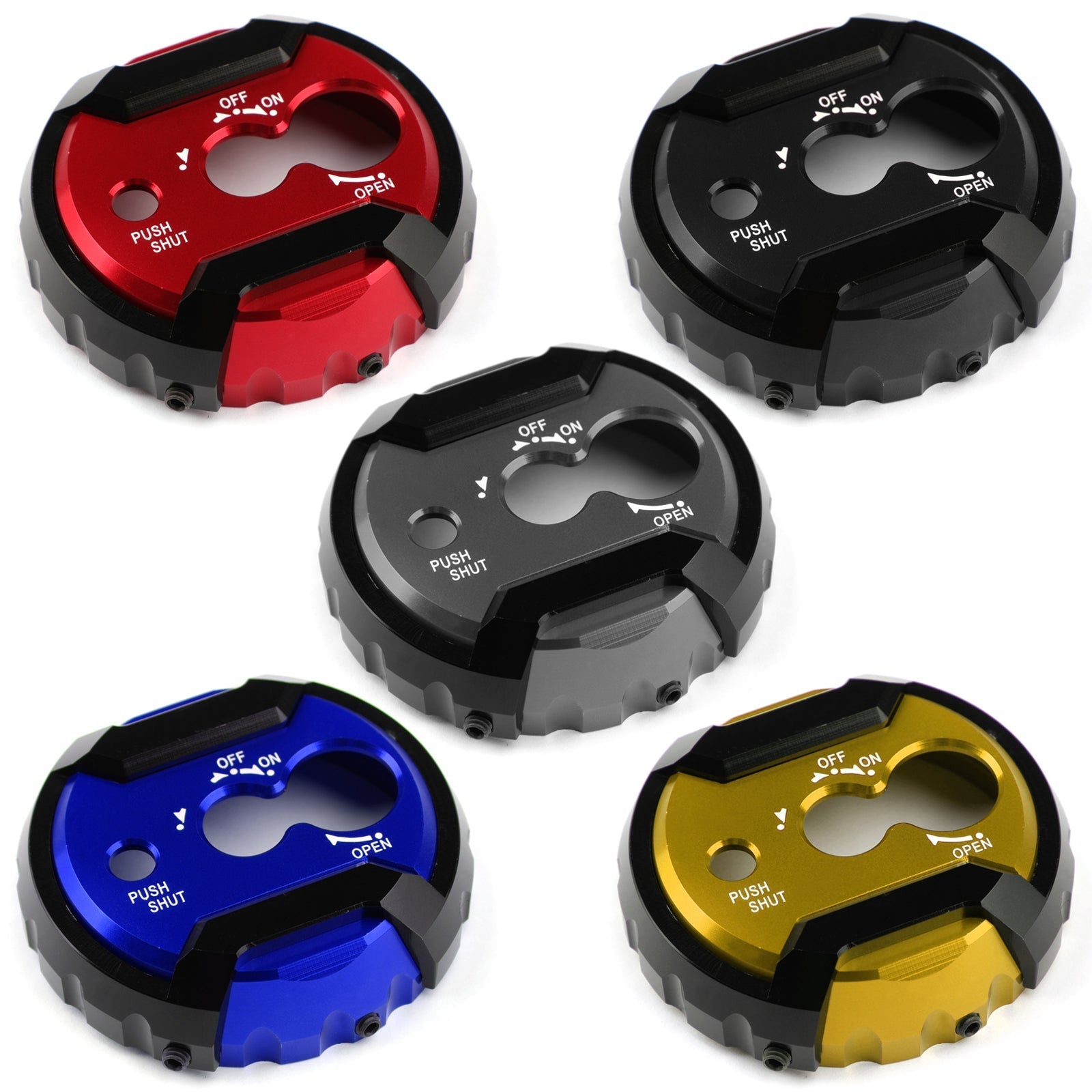 Compatibile con Yamaha Nmax 155 16-17 Switching Interruttore al tasto di accensione della moto generica