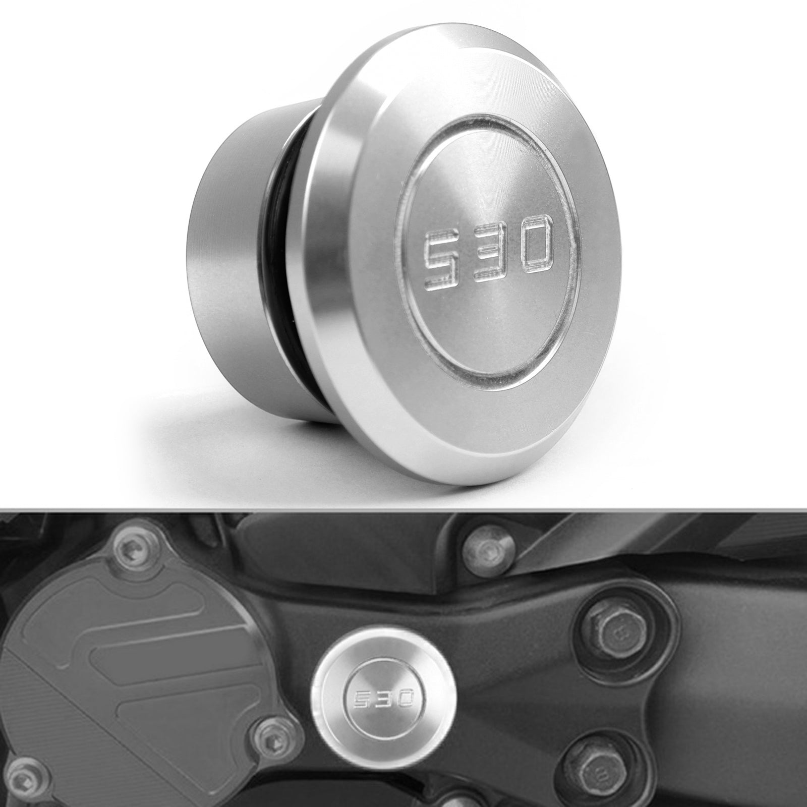 Couvercle de trou de cadre de moto CNC de protection pour Yamaha T-max Tmax 530 2005-2016 générique