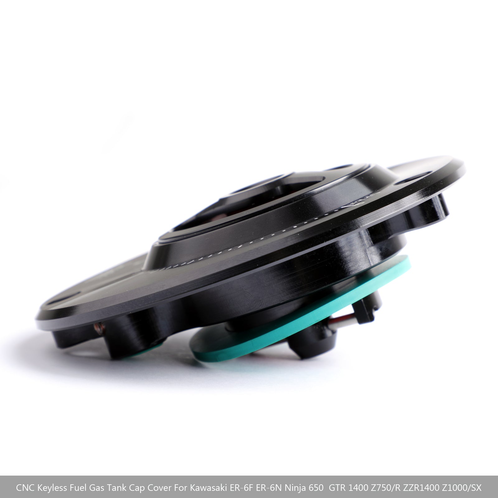 Tapa del tanque de combustible CNC para Kawasaki Z750/R Z800 Z1000/SX Ninja 600/650/1000 08-18 genérico