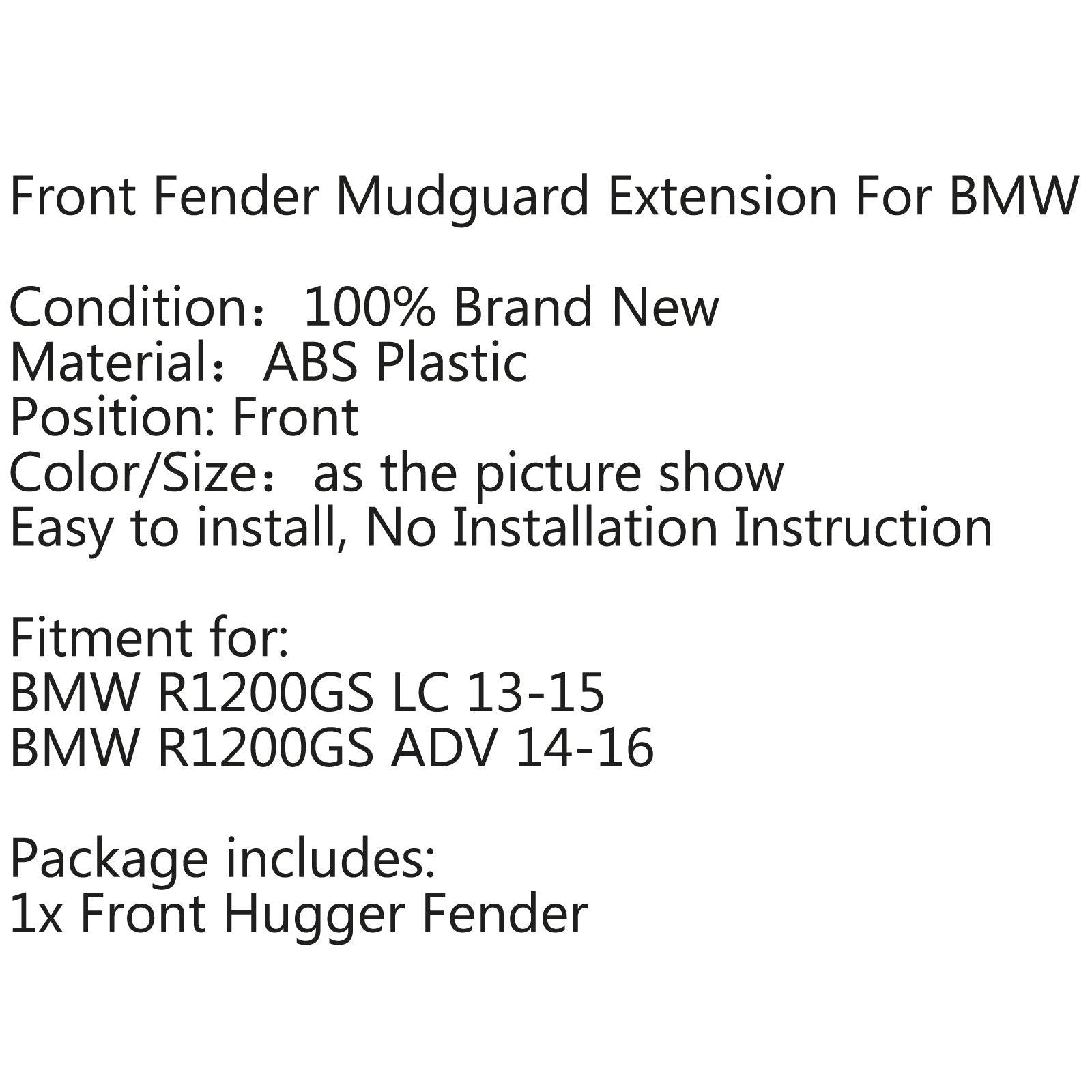 BMW R1200 GS R1200GS ADV Generic etuosassa varmistettu pohjavartijapidennys BMW R1200 GS R1200GS