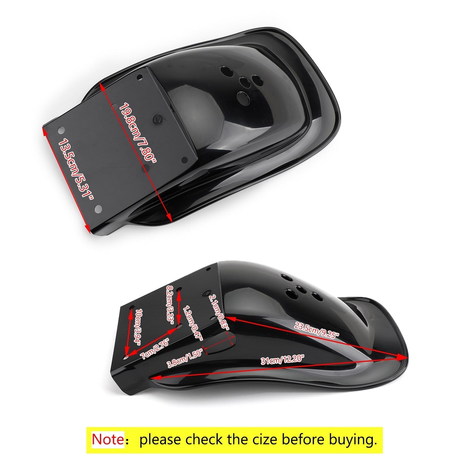 Moto ABS Moto Moto Bake per Kawasaki Z900 RS Z900RS 2018-2019 Generico