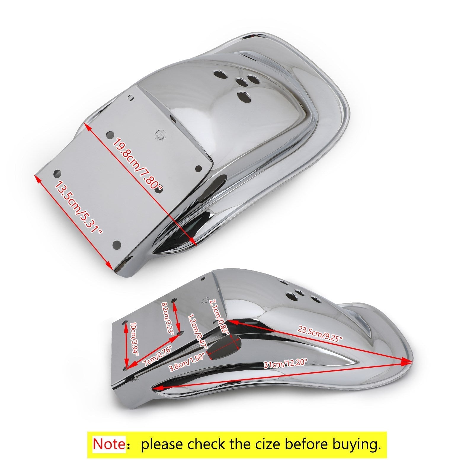 Moto ABS Moto Moto Bake per Kawasaki Z900 RS Z900RS 2018-2019 Generico