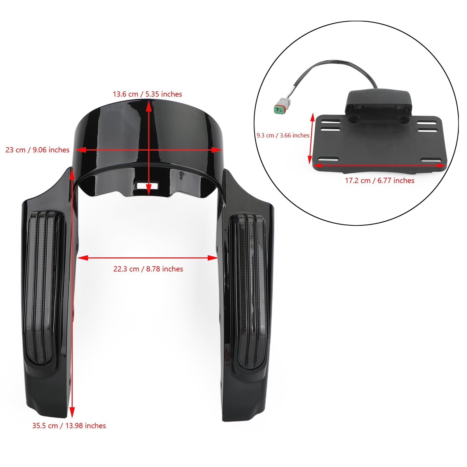 LED LED LED MUGNO PER LED PER LA TOURING ROAD KING FLHR STREET GLIDE FLHX GENERIC
