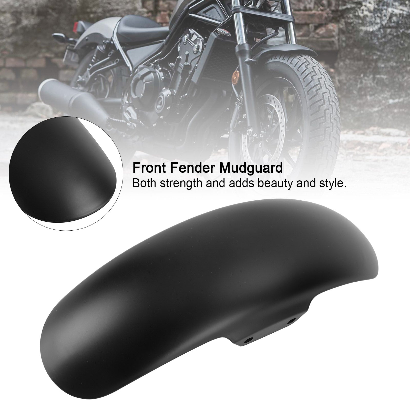 Garde Boue Avant pour Honda Rebel CMX300 CMX500 2017-2021 Generic