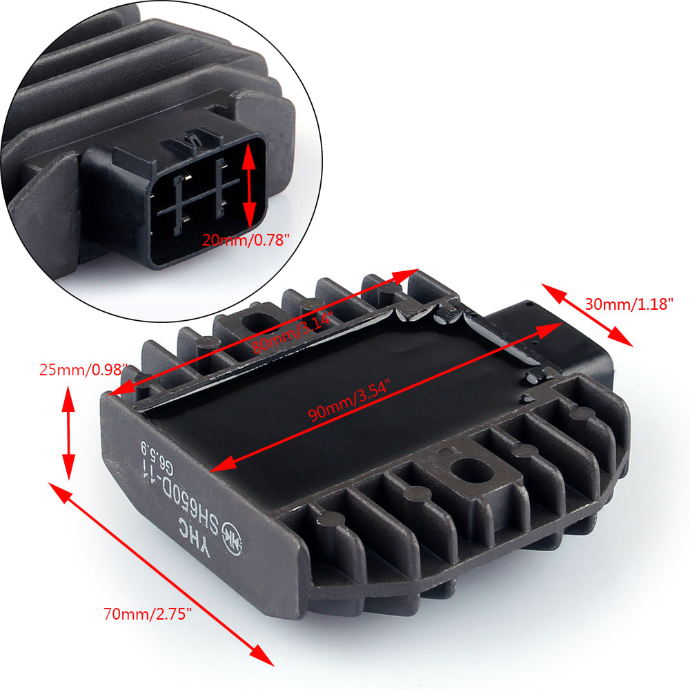 Rectificador regulador de voltaje Yamaha XVS 125 250 650 1100 1600 BT1100 BN-81960-00-00 SH650D-11