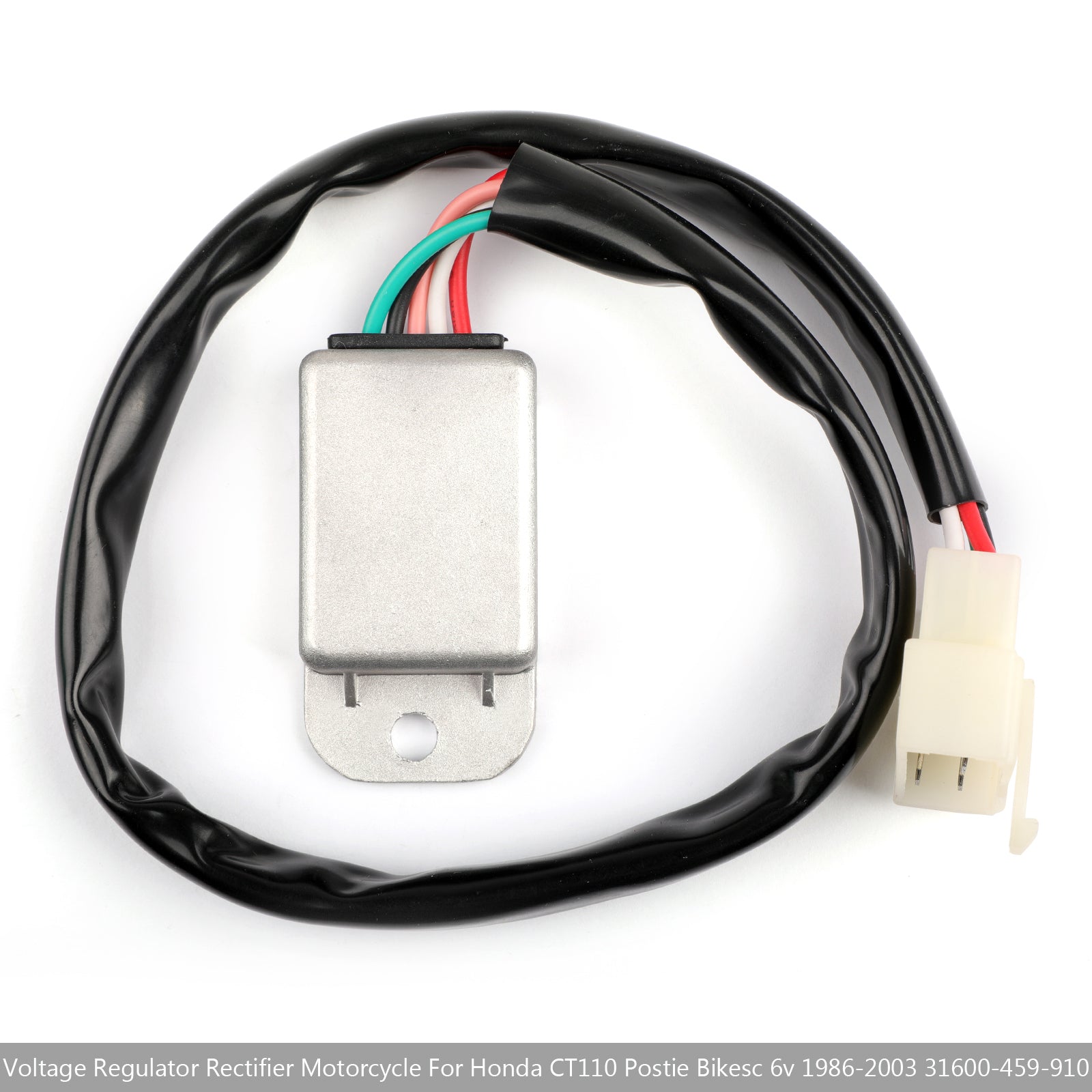 Nieuwe 6V Regulator Gelijkrichter Voor Honda CT110 Postie Bikesc 1986-03 31600-459-910 Generieke