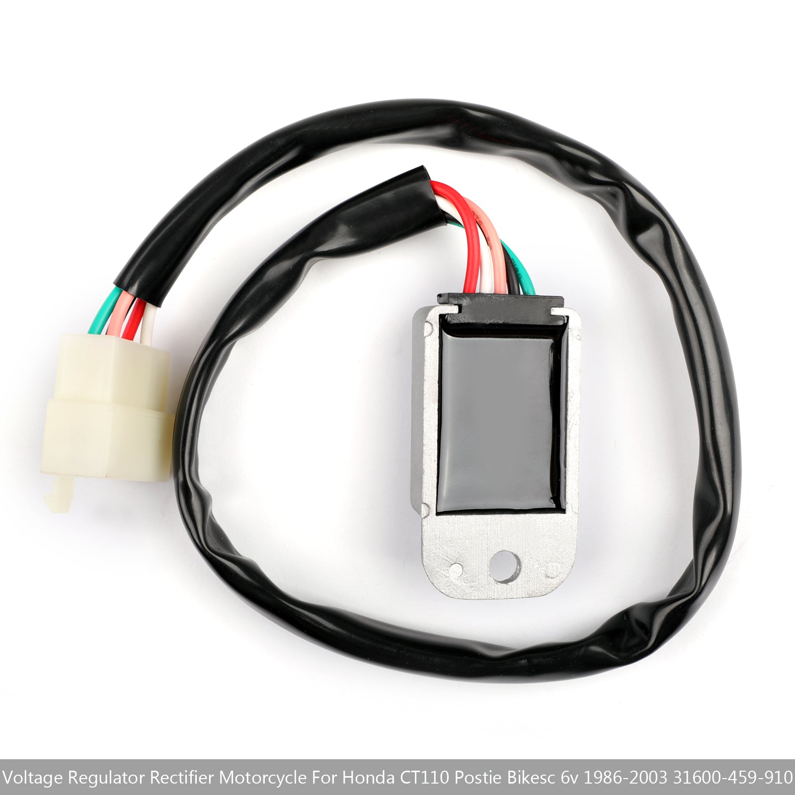 Nieuwe 6V Regulator Gelijkrichter Voor Honda CT110 Postie Bikesc 1986-03 31600-459-910 Generieke