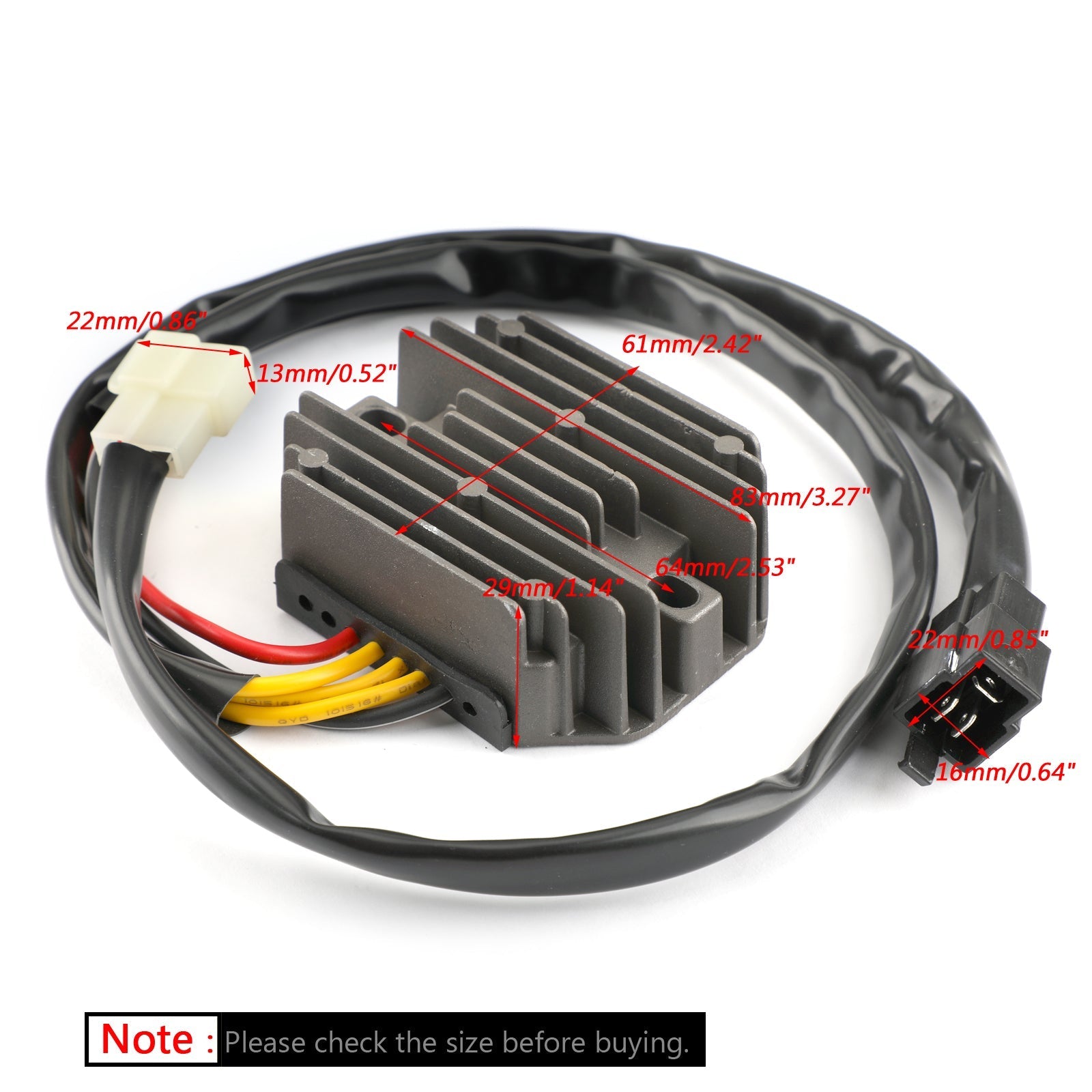 Gelijkrichterregelaar voor Suzuki DF DR 125/200 SE RG125F TS200 92-13 32800-08D10 Generiek