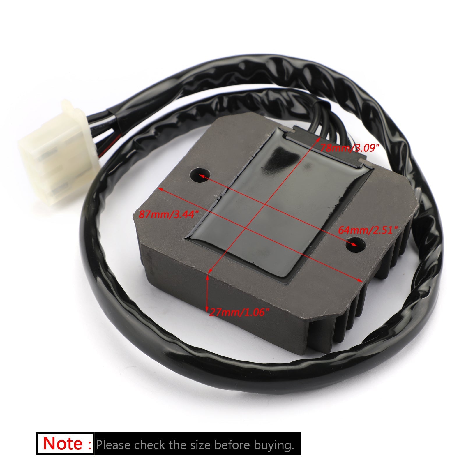 Raddrizzatore regolatore di tensione per Honda CBR125RW 2007 2008 2009 2010 31600-KTY-D31 generico