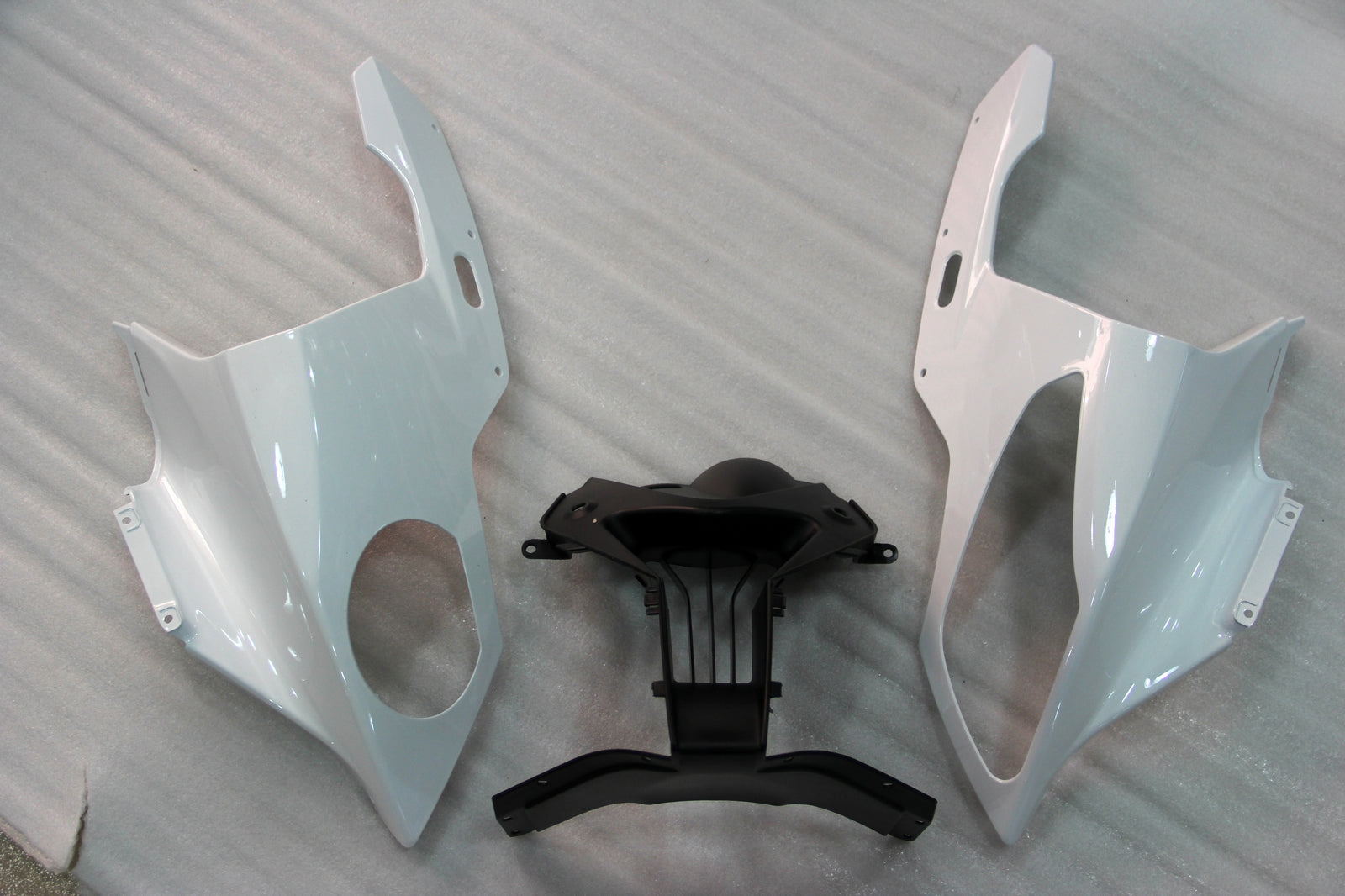 Carenados Amotopart para BMW S1000RR 2009-2014 Blanco Negro SRR Genérico