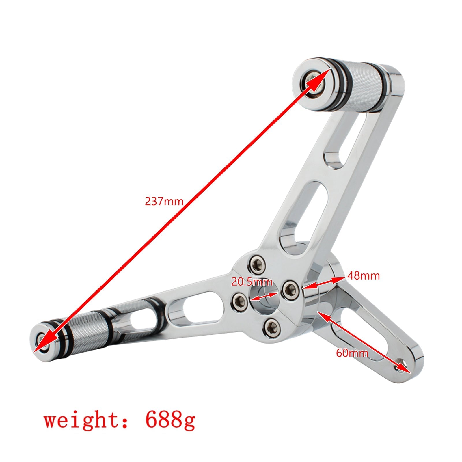 Sportster 883 1200 04 Support de levier de changement de vitesse supplémentaire