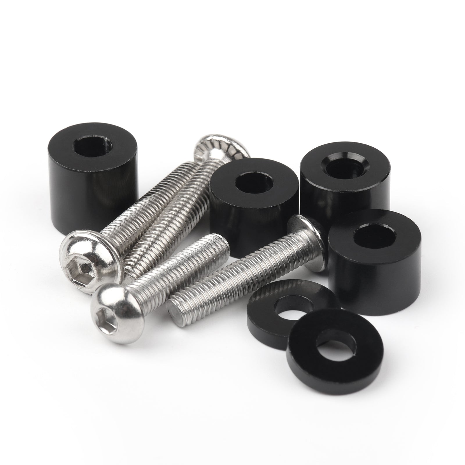 Kit piastra portapacchi posteriore nera per Yamaha MT-10 2016-2017 generico