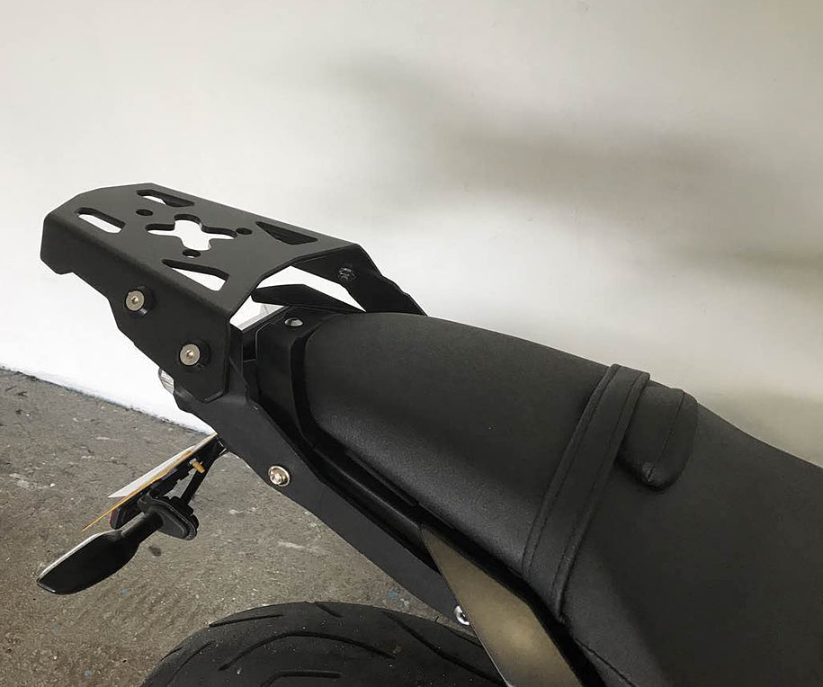 Kit piastra portapacchi posteriore nera per Yamaha MT-10 2016-2017 generico