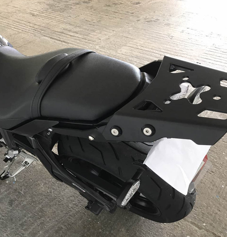Kit piastra portapacchi posteriore nera per Yamaha MT-10 2016-2017 generico